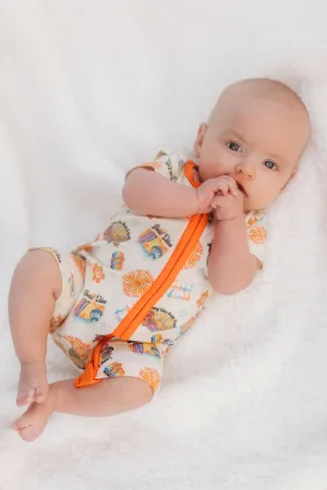 𝐒𝐀𝐋𝐄! 𝟓𝟎% 𝐎𝐅𝐅! Bamboo Baby Pajamas - Double Zipper - Shorties - Good Vibes
