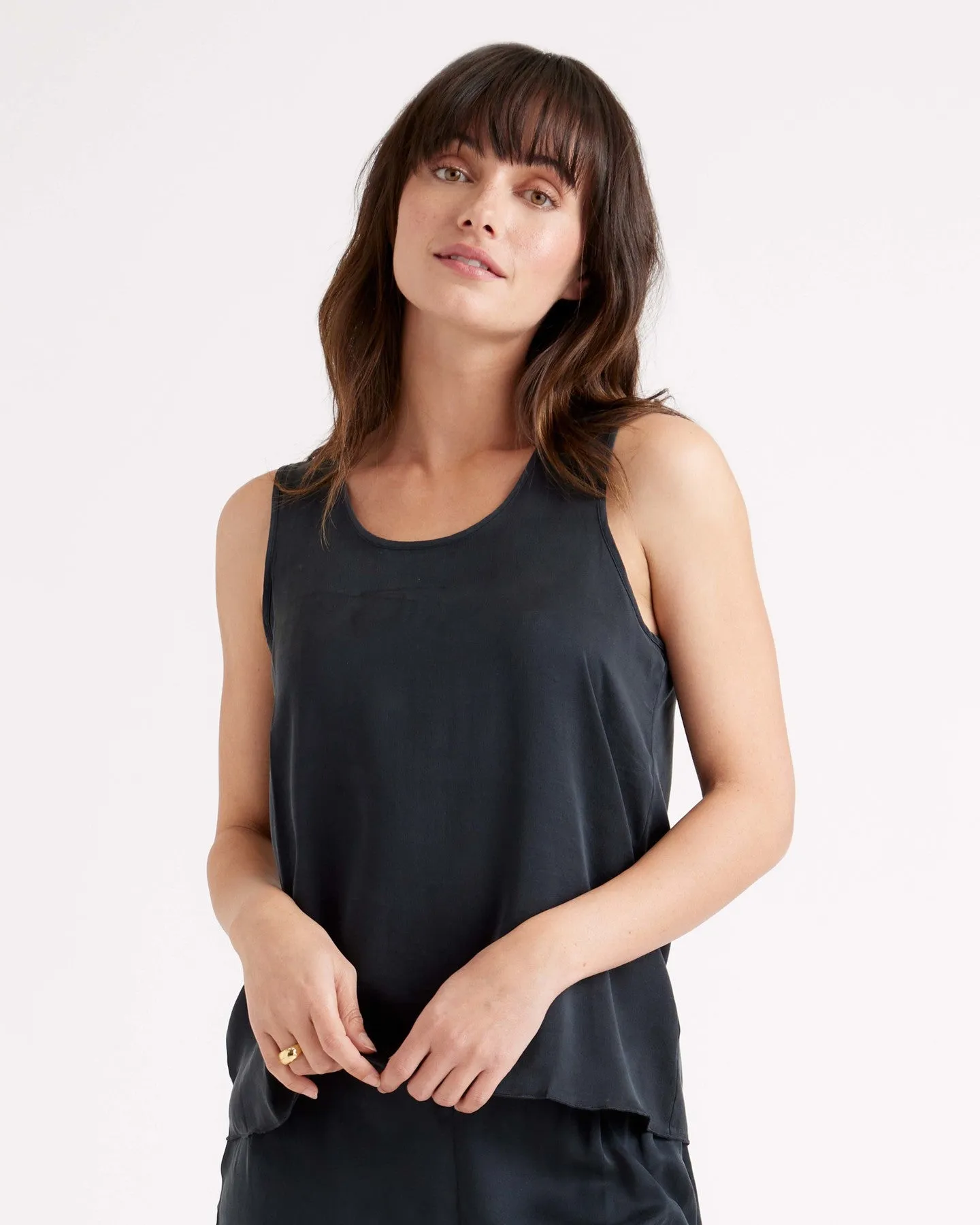100% Washable Silk Pajama Tank
