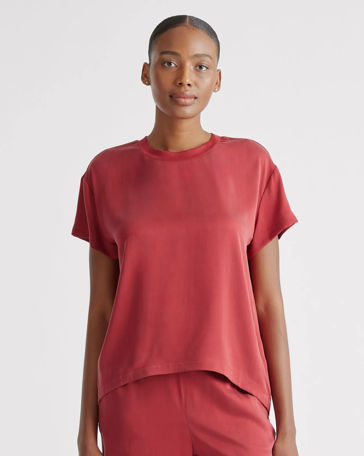 100% Washable Silk Pajama Tee