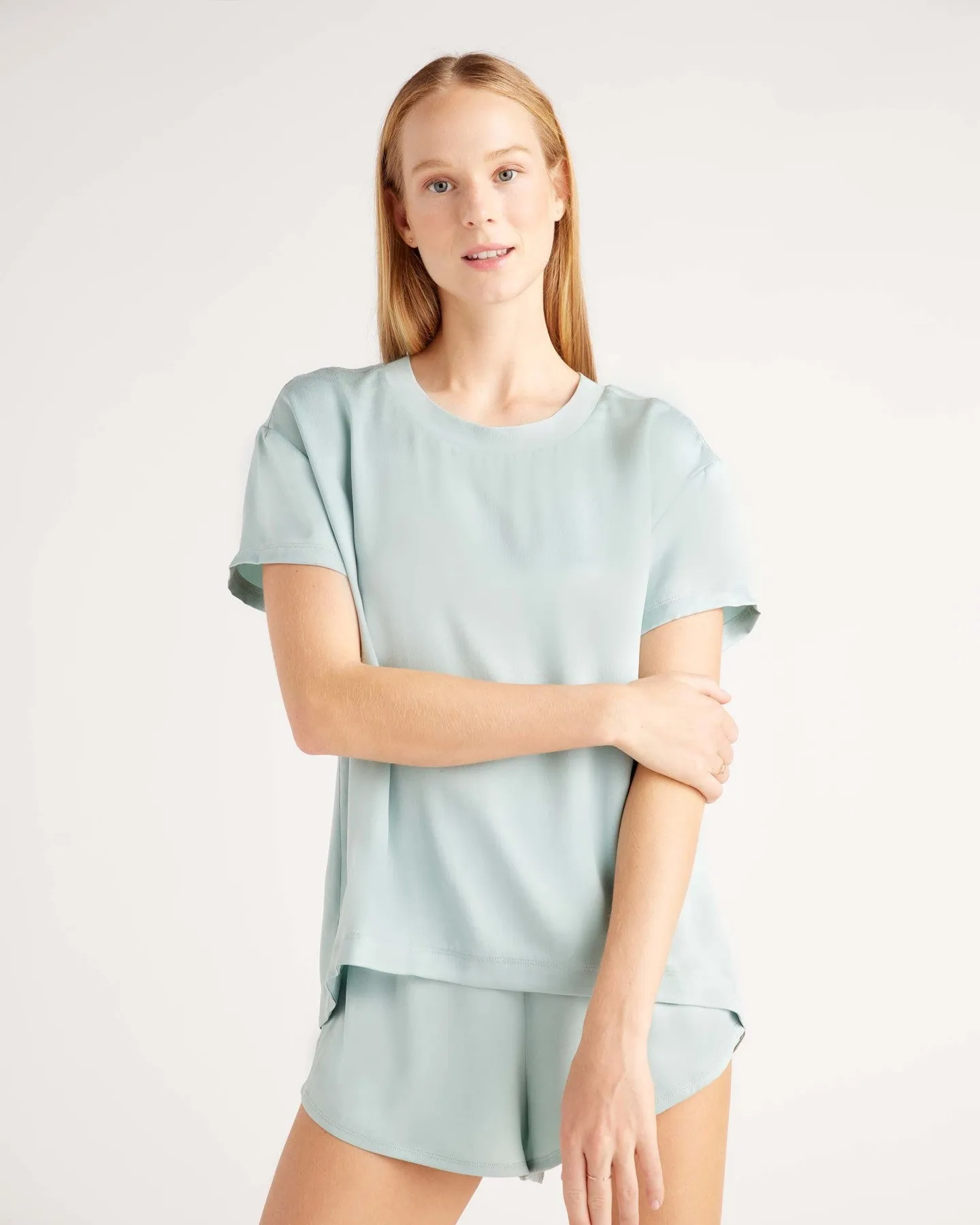 100% Washable Silk Pajama Tee