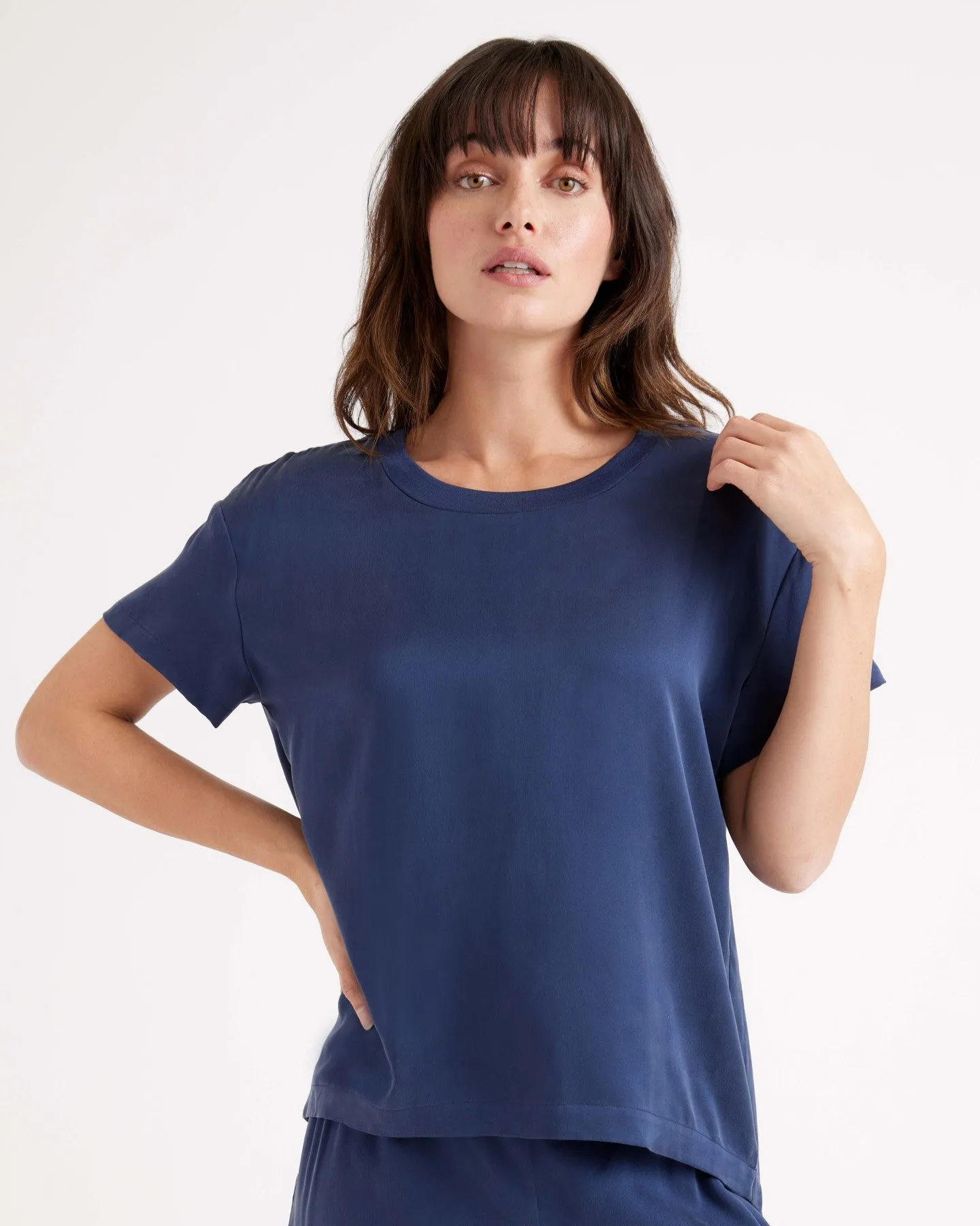 100% Washable Silk Pajama Tee