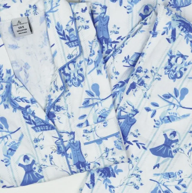 12 Days of Christmas Toile Pajama Set