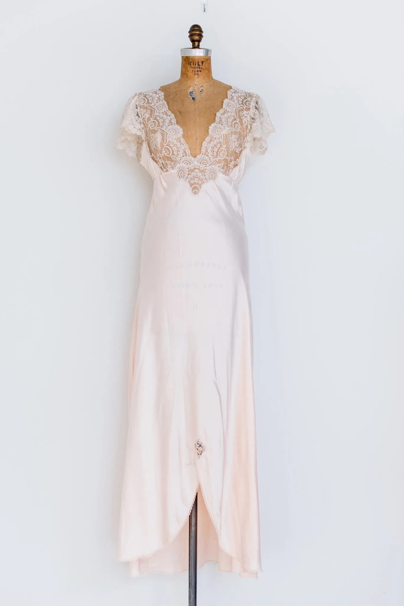 1950s Silk and Satin Gown - S/M