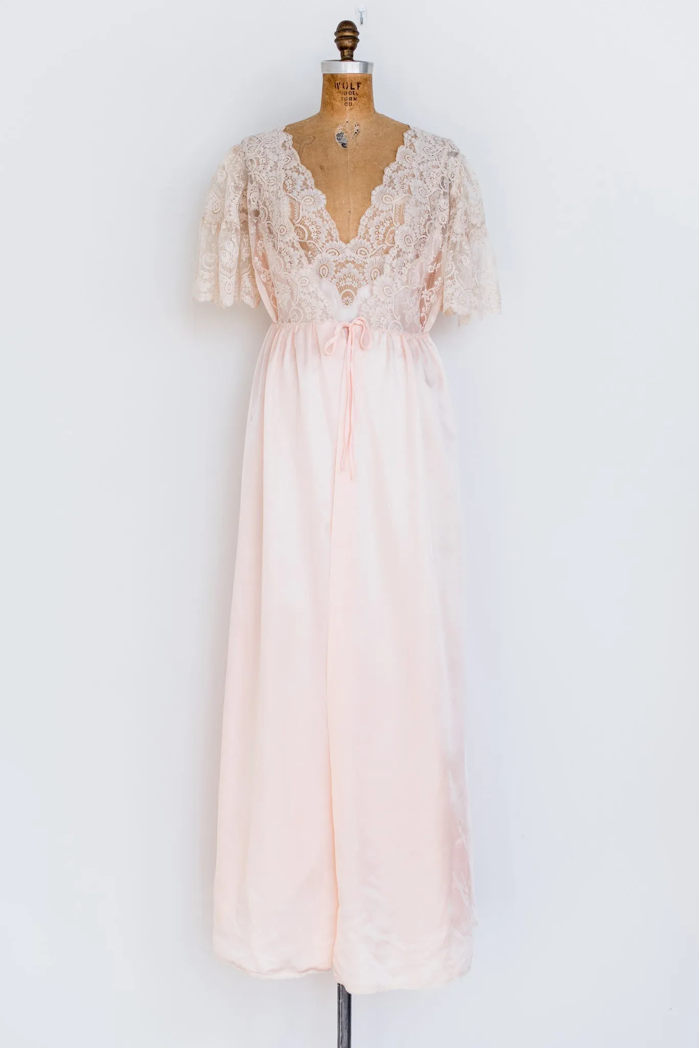 1950s Silk and Satin Gown - S/M