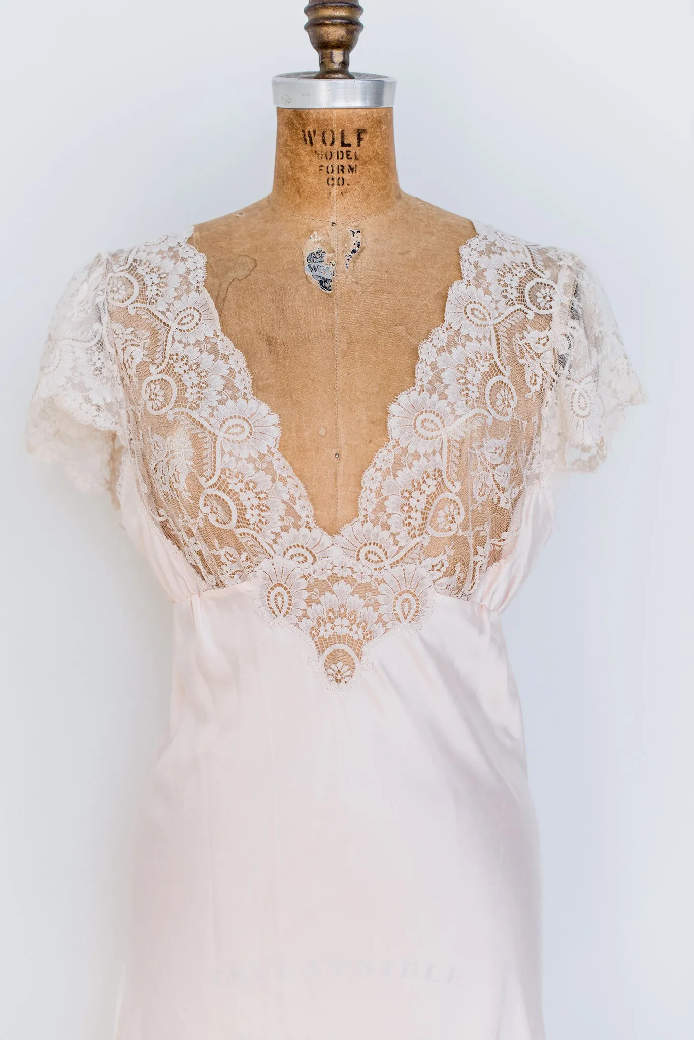 1950s Silk and Satin Gown - S/M