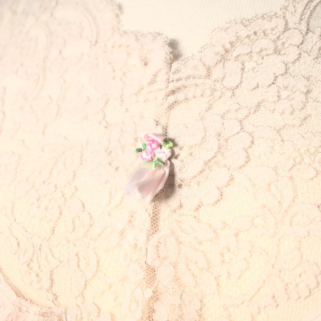 1960s Lacy Sheer Night Gown