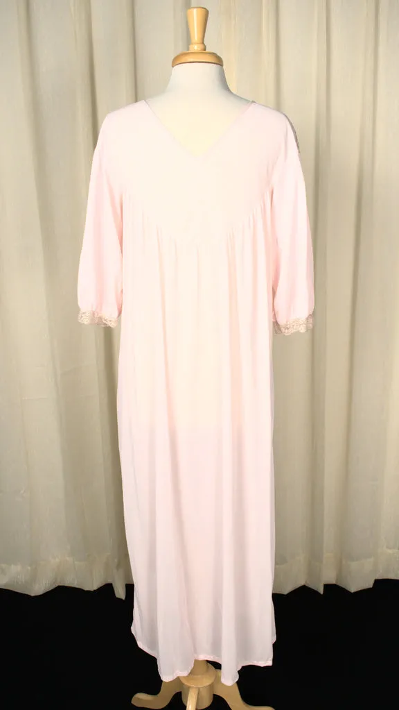 1960s Lacy Sheer Night Gown