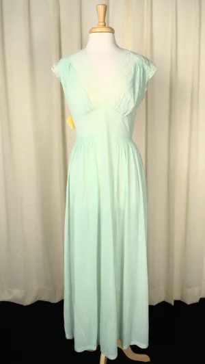 1960s NWT Sexy Mint Night Gown