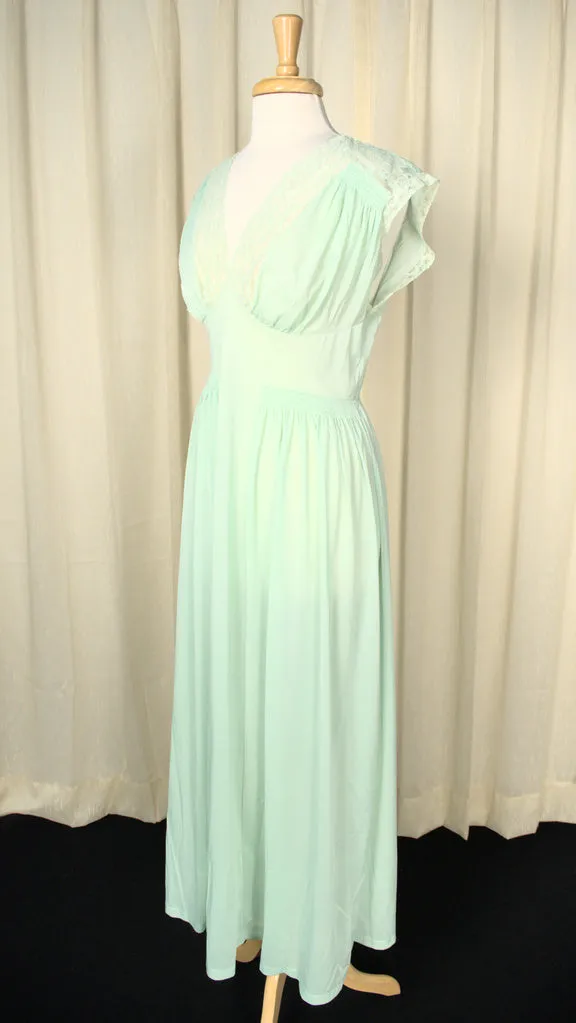 1960s NWT Sexy Mint Night Gown