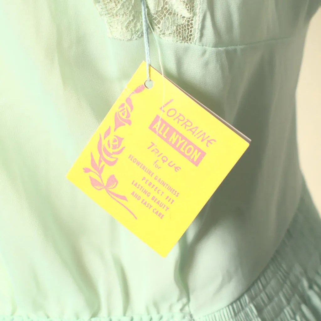 1960s NWT Sexy Mint Night Gown