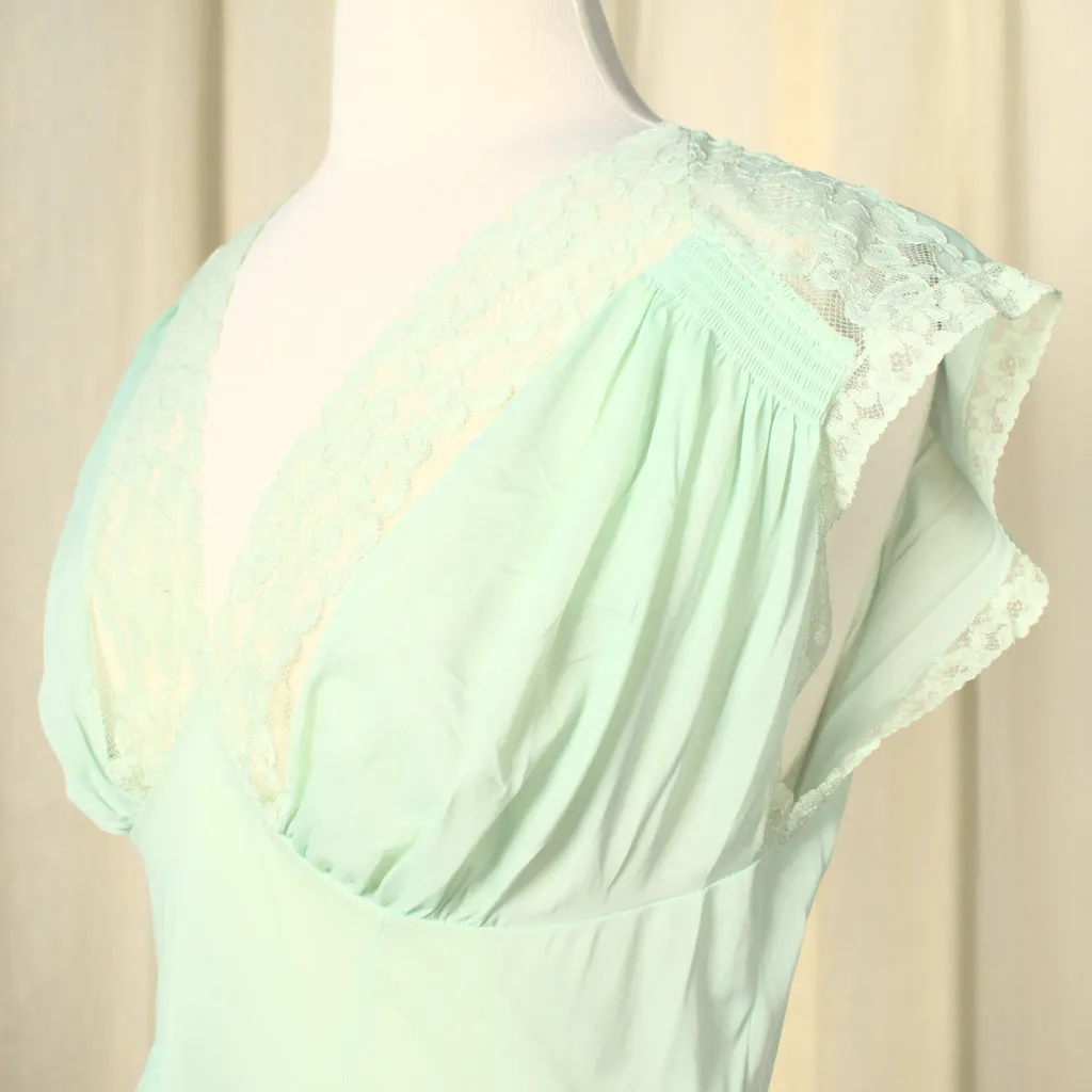 1960s NWT Sexy Mint Night Gown