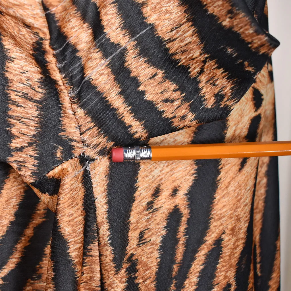 1970s Vintage Tiger Print MuuMuu