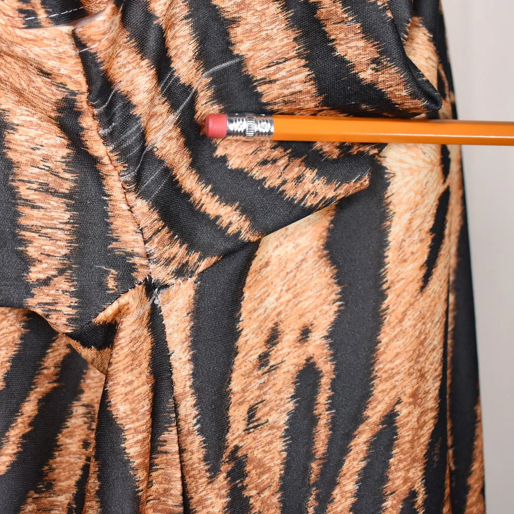 1970s Vintage Tiger Print MuuMuu