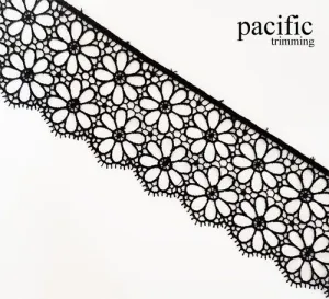 2 1/4" Polyester Lace Trim : LA10731 (2 Colors)