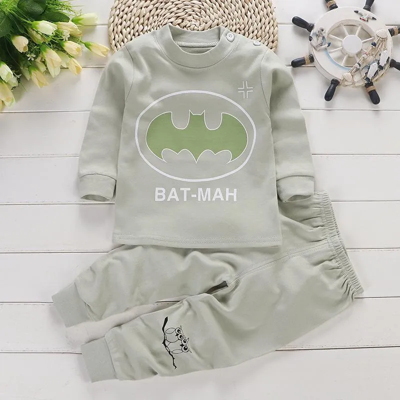 2-piece Cartoon Design Pajamas Sets for Children Boy
