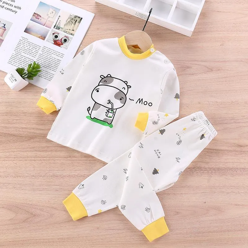 2-piece Cartoon Pajamas Sets for Children Boy