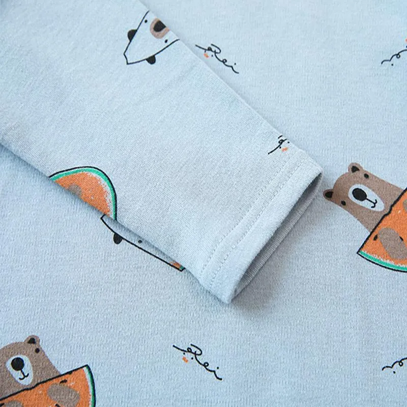 2-piece Cartoon Pattern Pajamas Sets for Boy