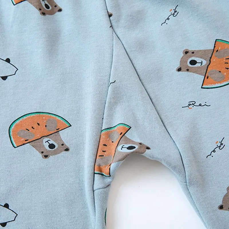 2-piece Cartoon Pattern Pajamas Sets for Boy