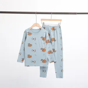 2-piece Cartoon Pattern Pajamas Sets for Boy