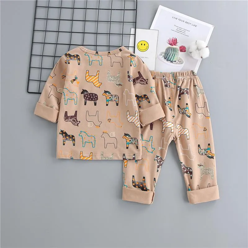 2-piece Pajamas Sets for Children Boy