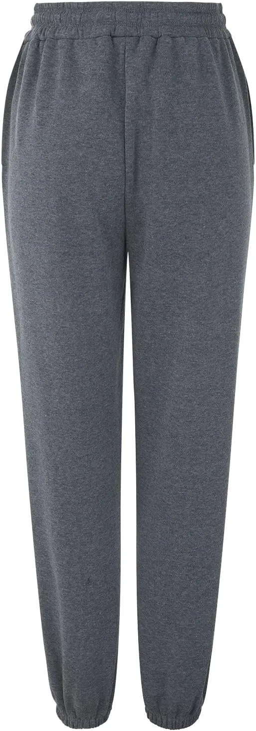 2023 Sweatpants for Women Trendy Plaid High Waist Wide Leg Pants Work Casual Loose Fit Fall Fleece Lounge Joggers…