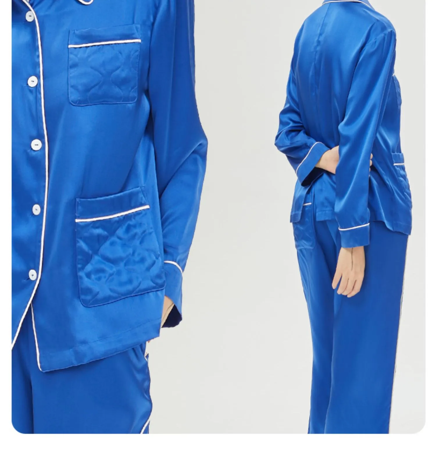 22MM Classic Silk Pajamas Set