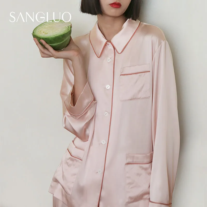22MM Classic Silk Pajamas Set
