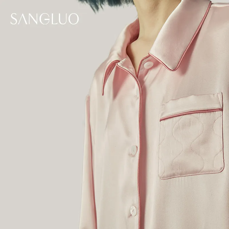 22MM Classic Silk Pajamas Set