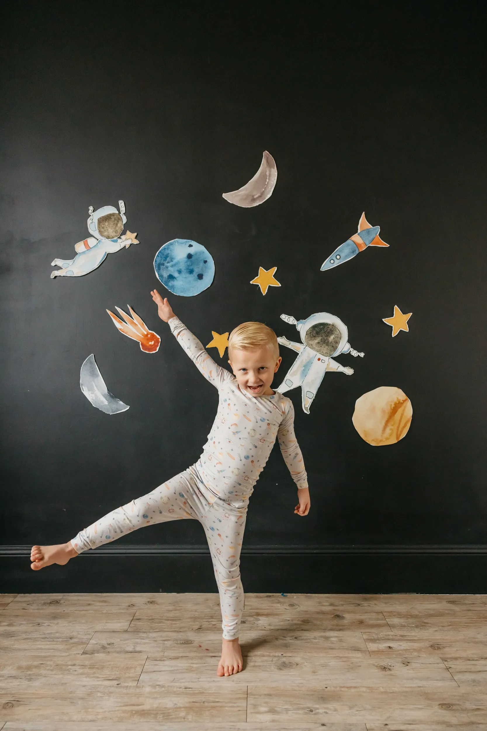 2pc Long Sleeve Pajama Set - Cosmos