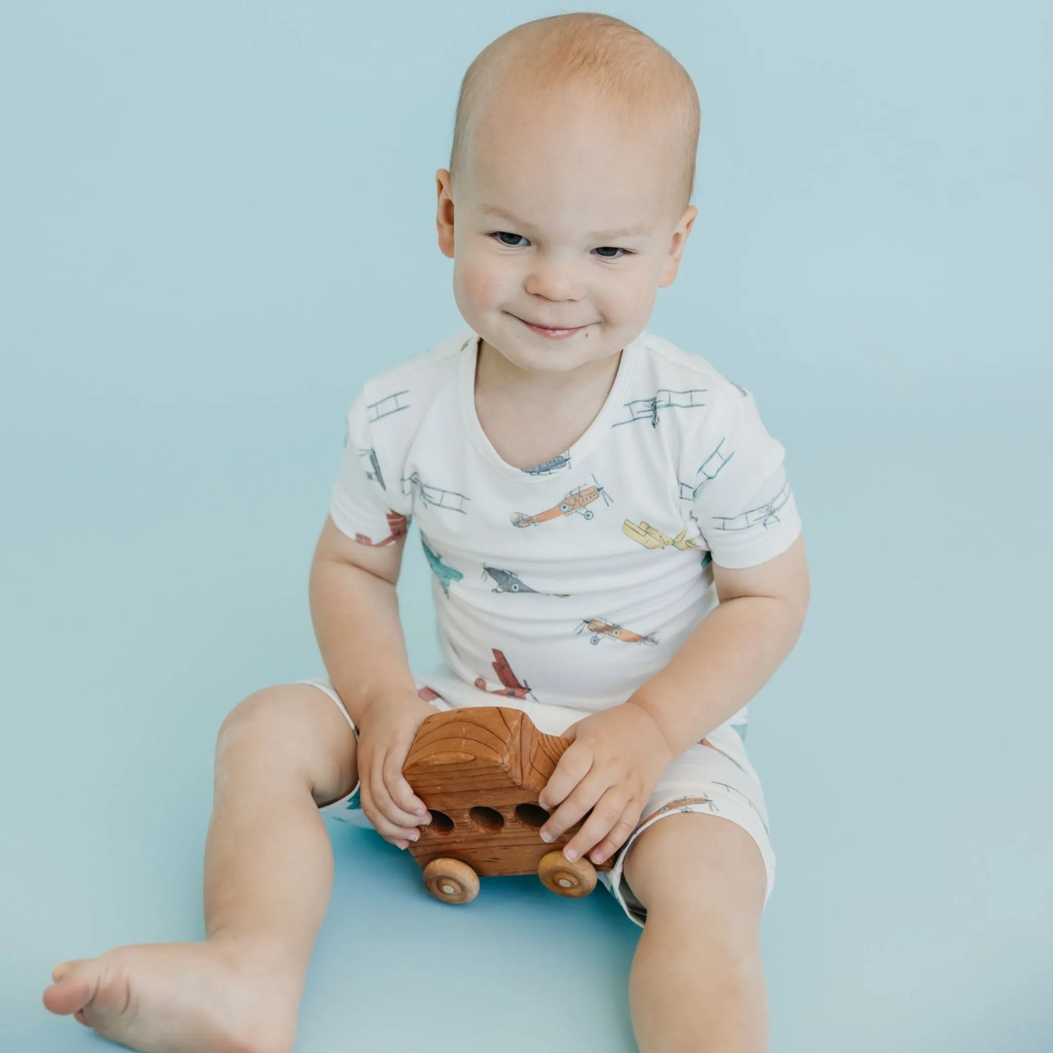 2pc Short Sleeve Pajama Set - Ace