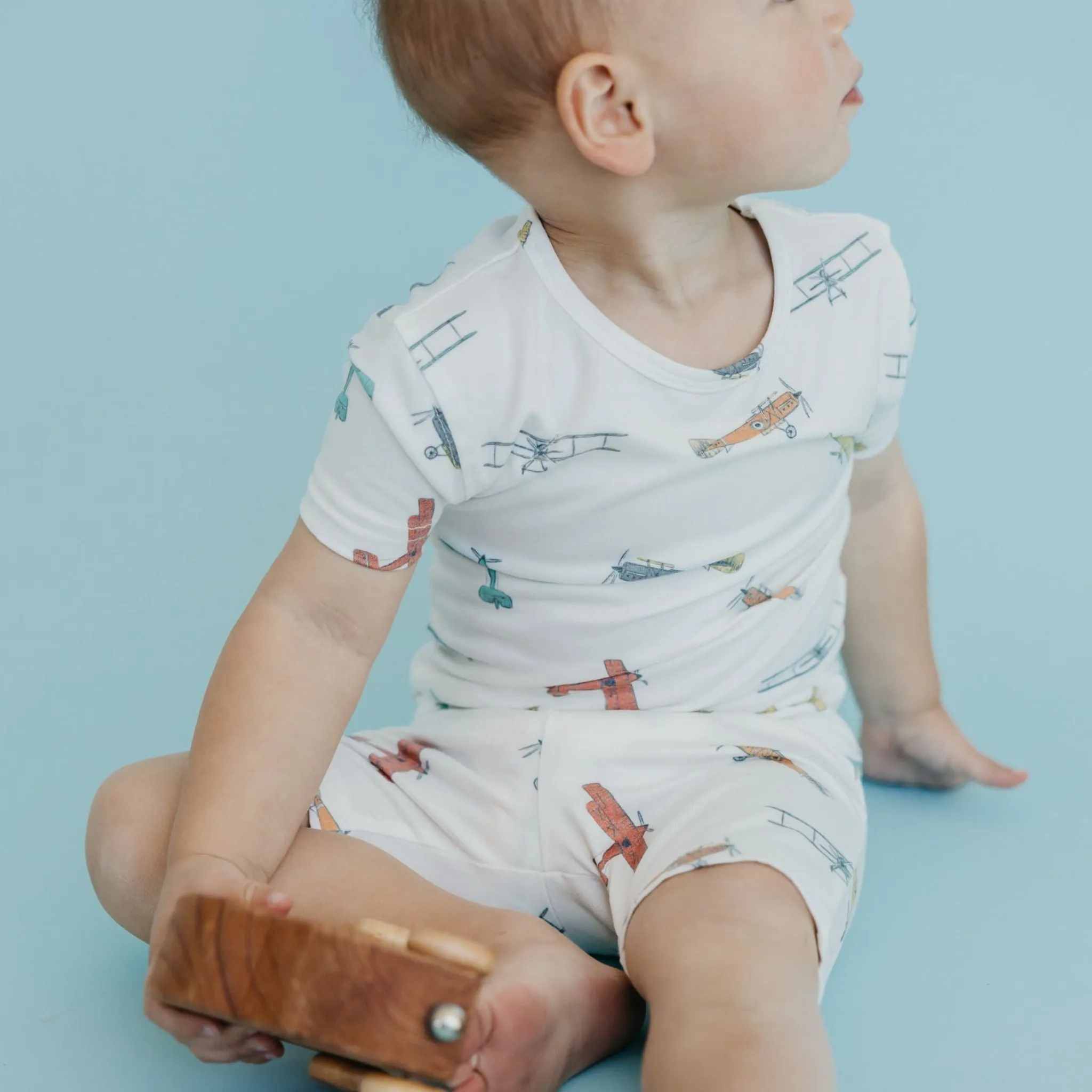 2pc Short Sleeve Pajama Set - Ace