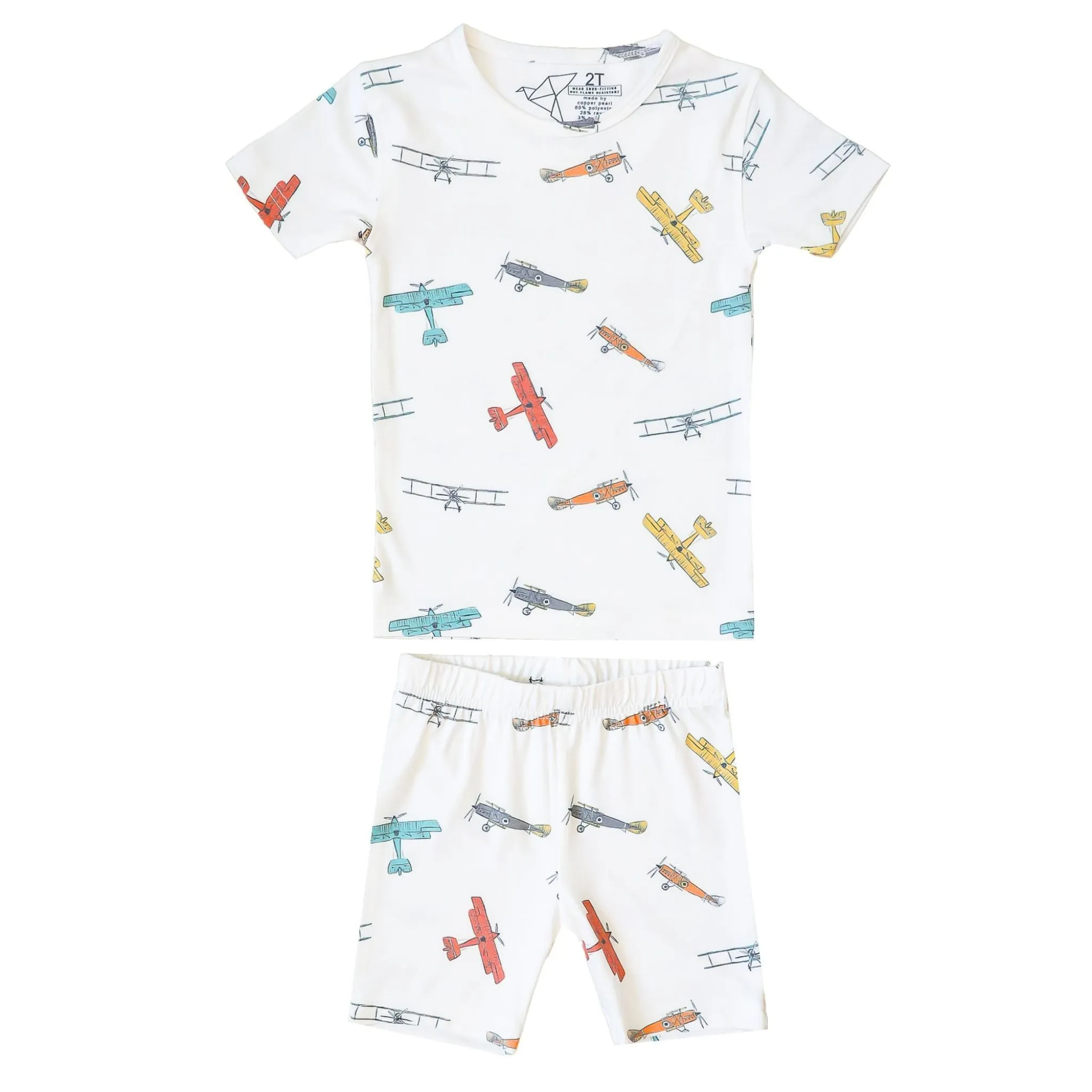 2pc Short Sleeve Pajama Set - Ace