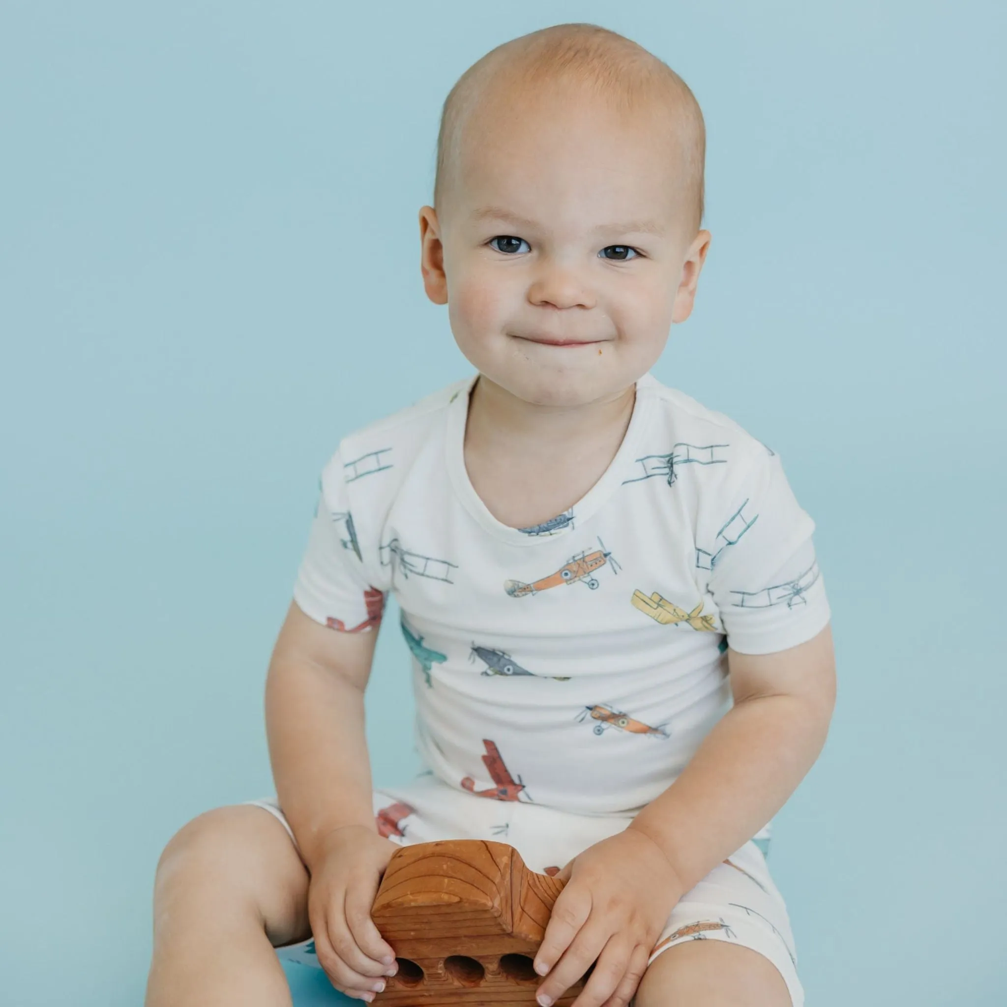 2pc Short Sleeve Pajama Set - Ace