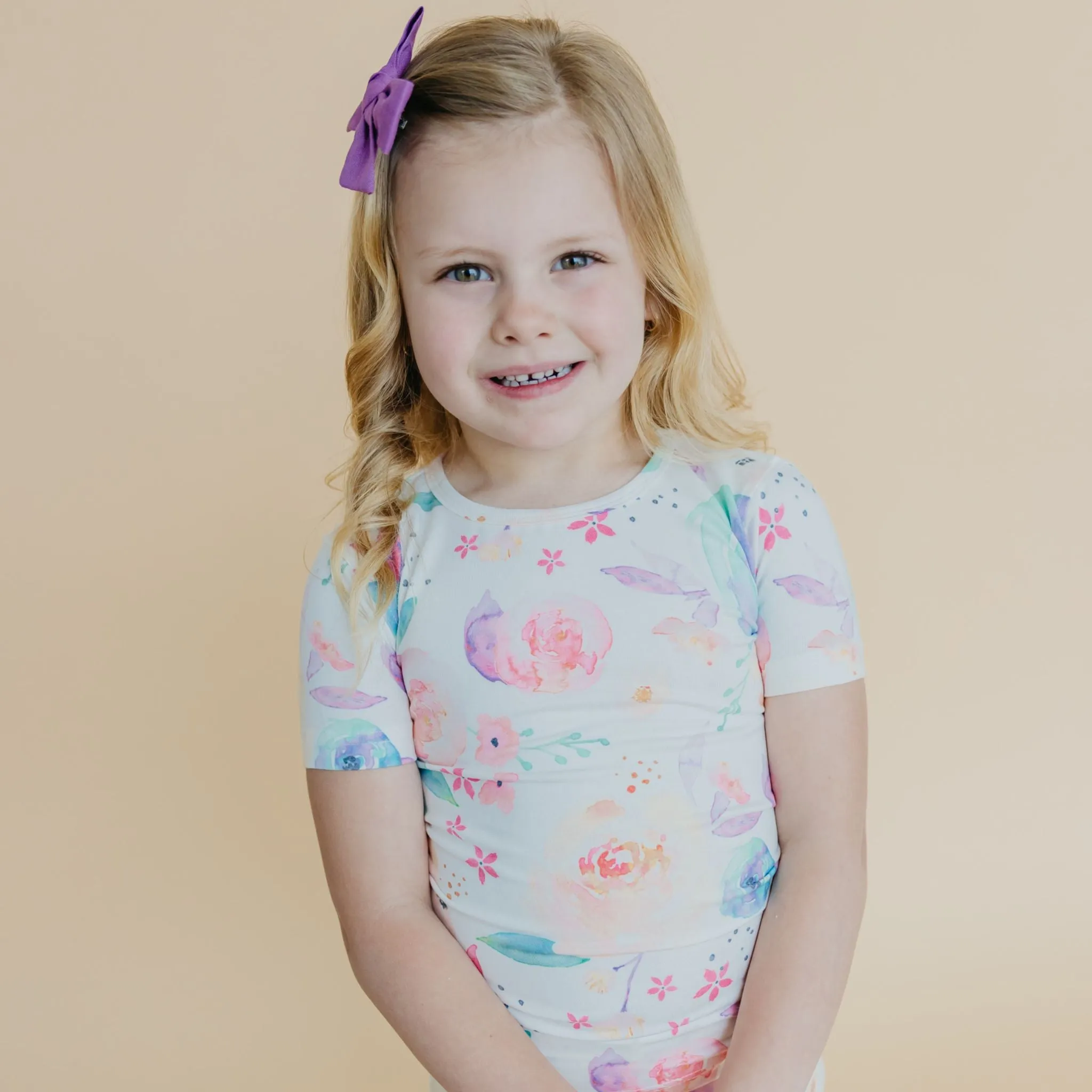 2pc Short Sleeve Pajama Set - Bloom