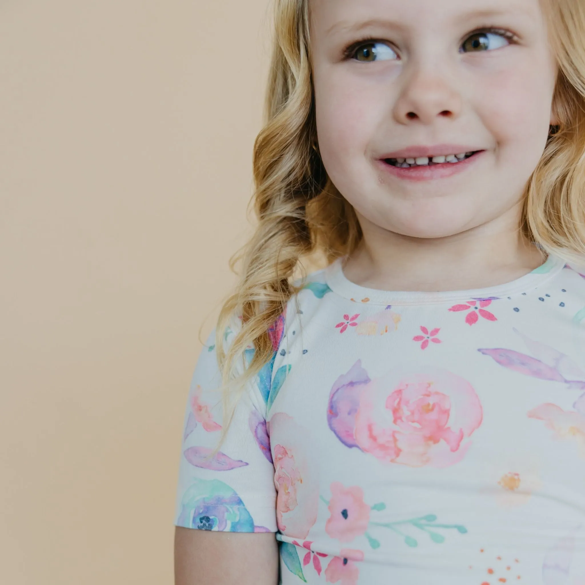 2pc Short Sleeve Pajama Set - Bloom