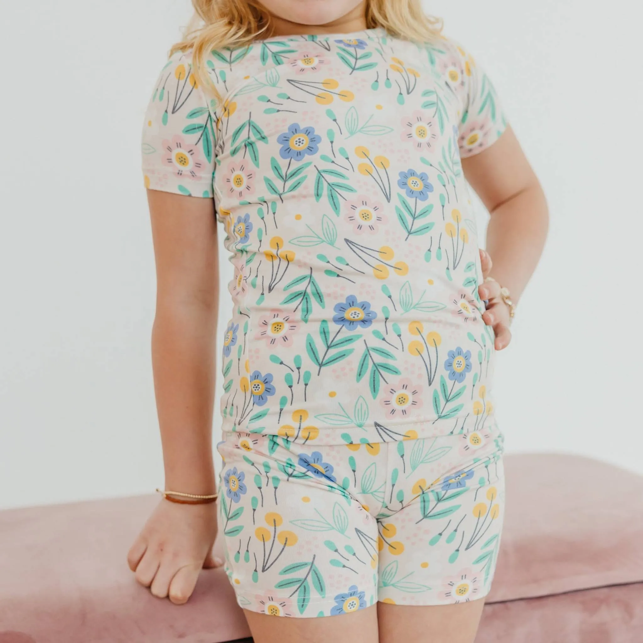 2pc Short Sleeve Pajama Set - Clara