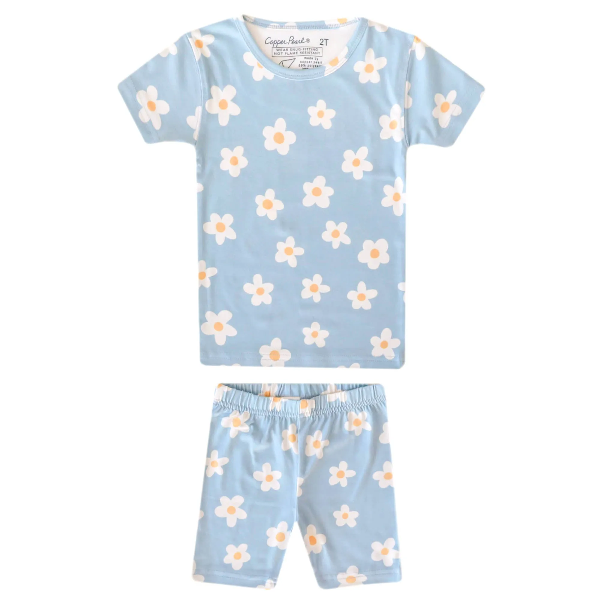 2pc Short Sleeve Pajama Set - Della
