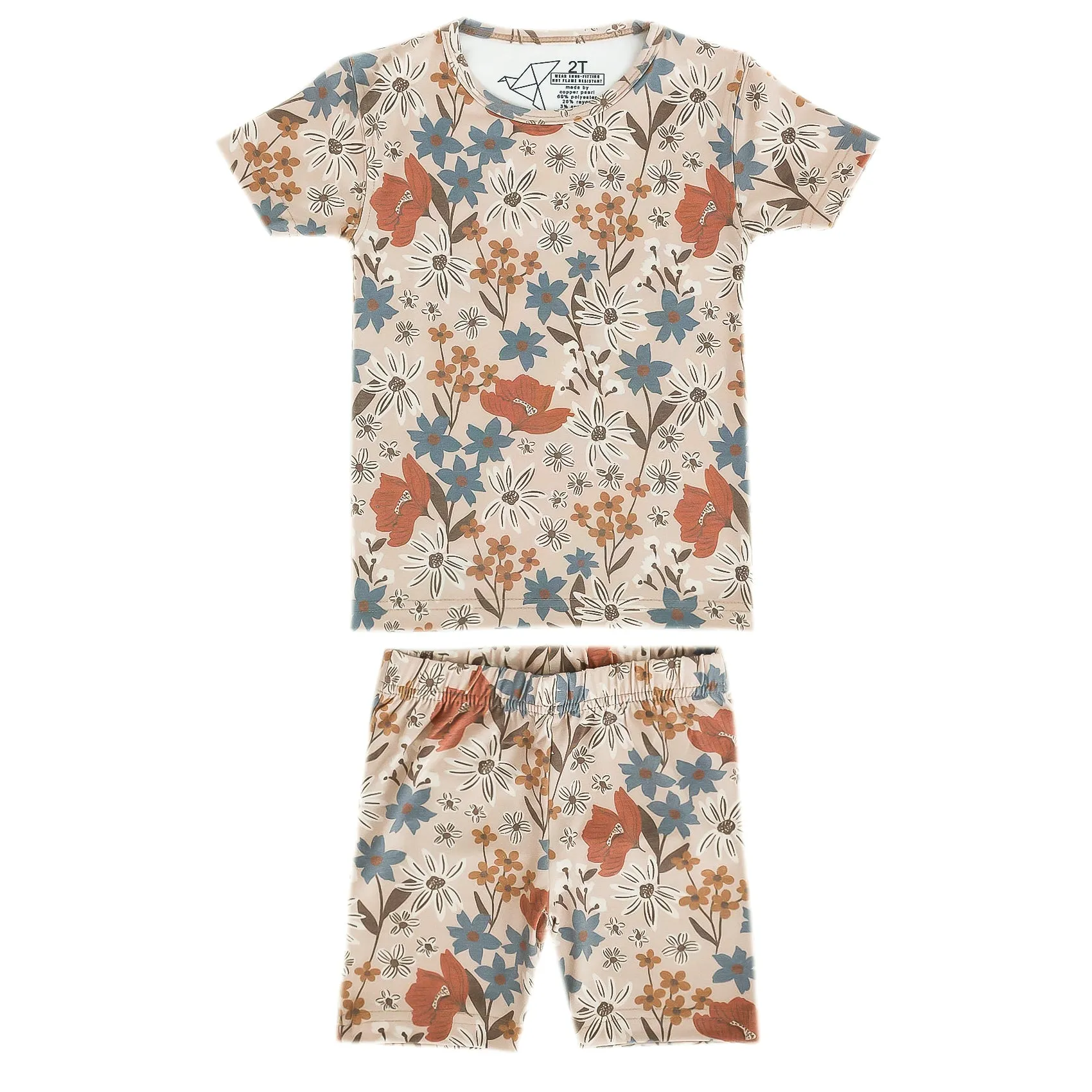 2pc Short Sleeve Pajama Set - Eden