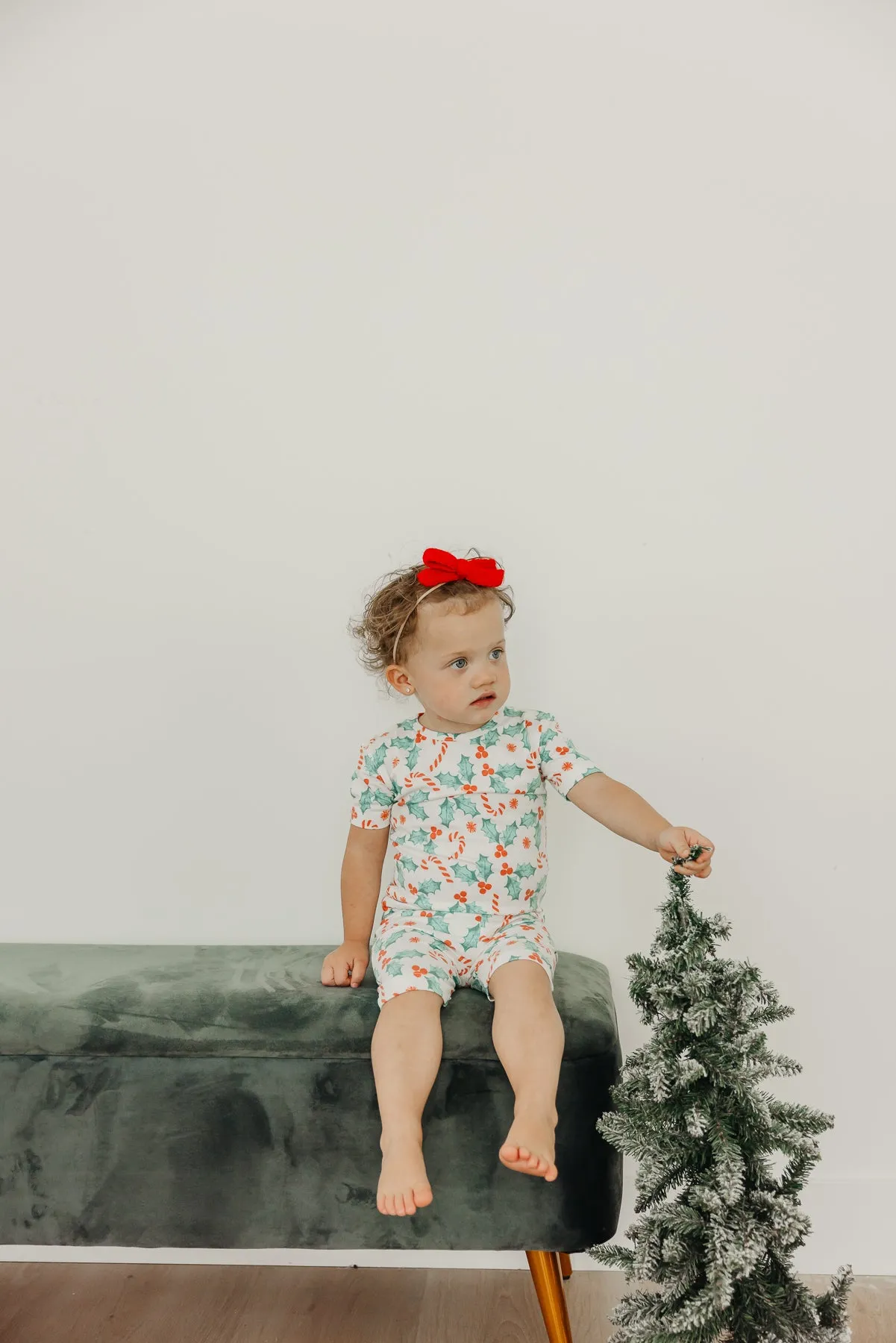 2pc Short Sleeve Pajama Set - Holly