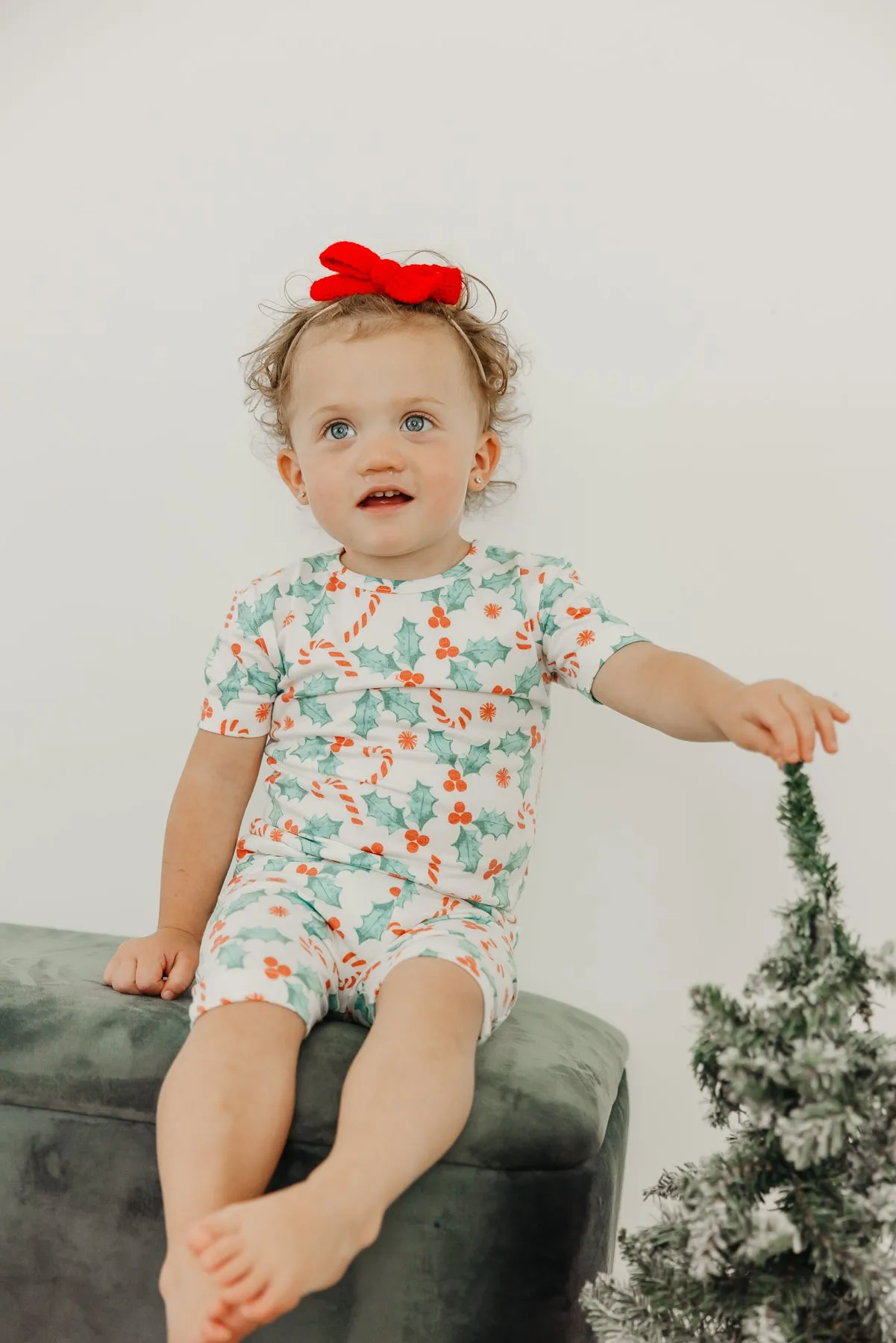 2pc Short Sleeve Pajama Set - Holly
