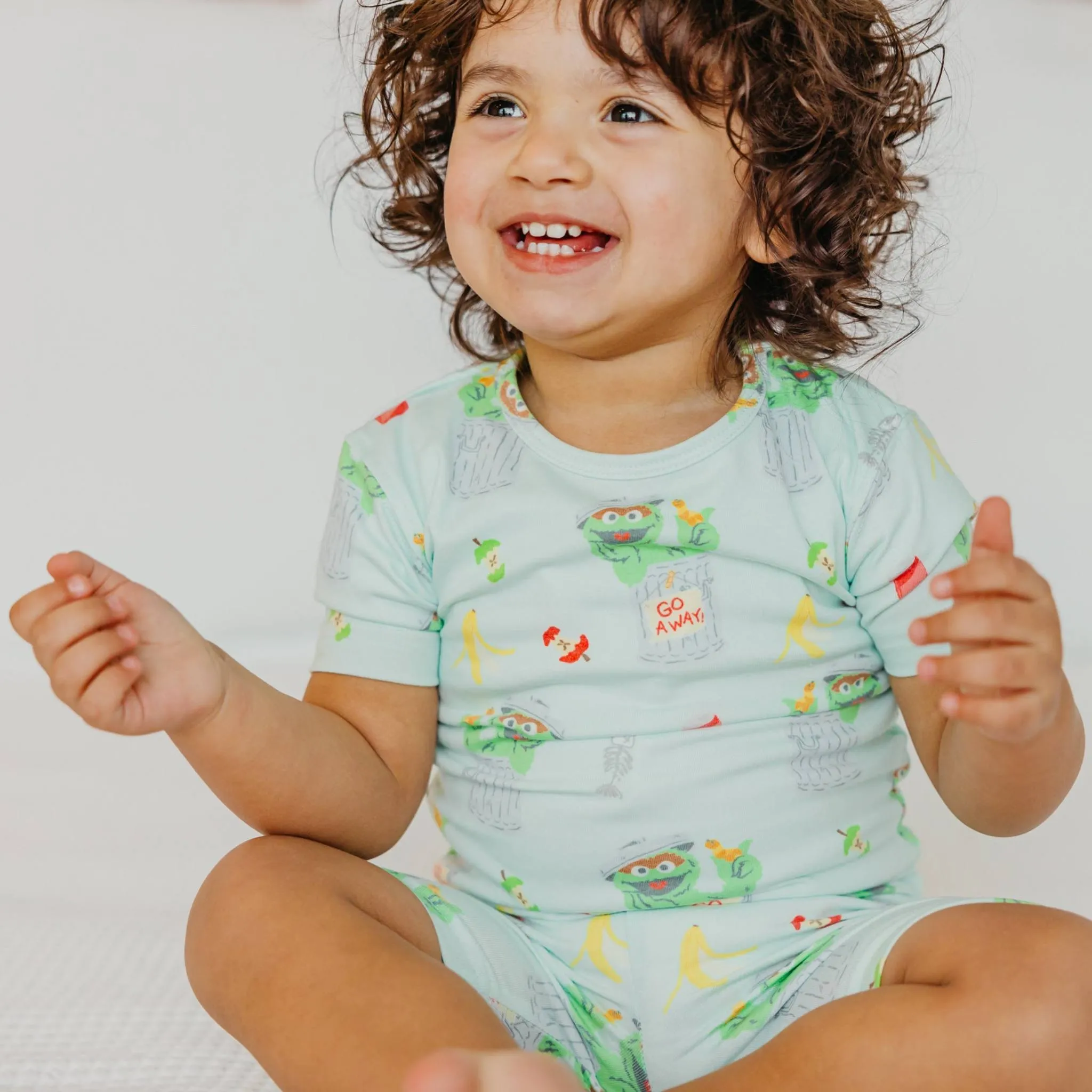 2pc Short Sleeve Pajama Set - Oscar the Grouch