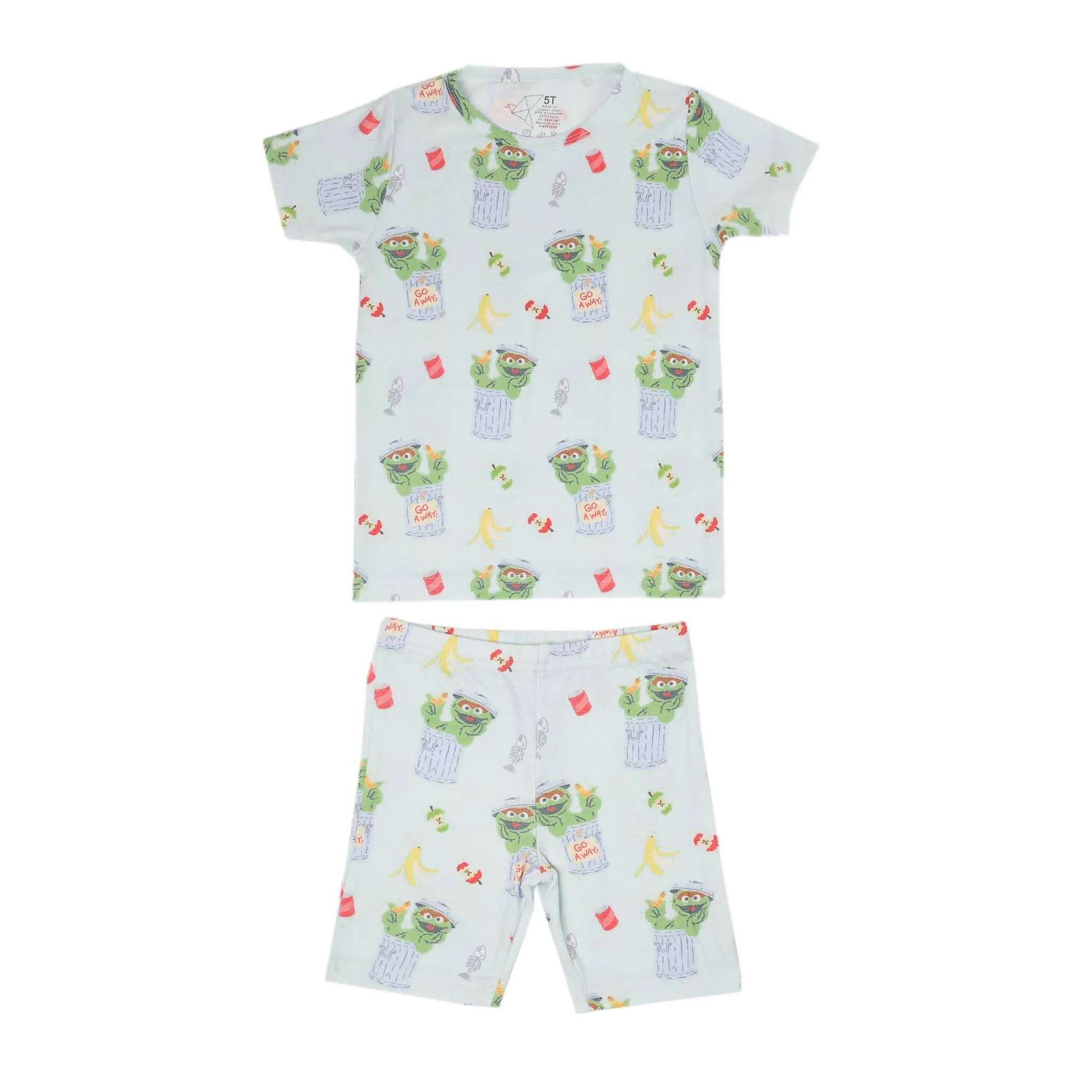 2pc Short Sleeve Pajama Set - Oscar the Grouch
