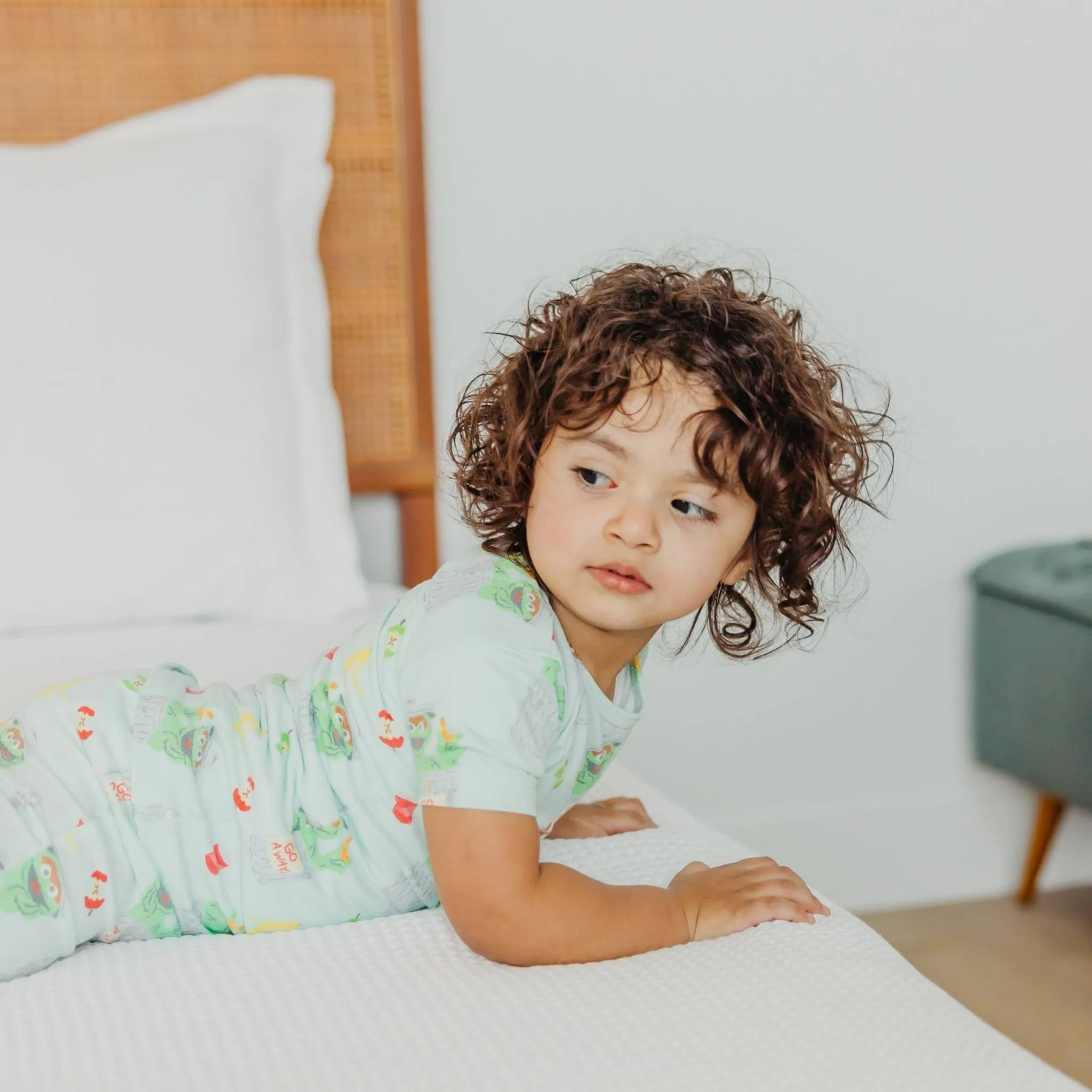 2pc Short Sleeve Pajama Set - Oscar the Grouch