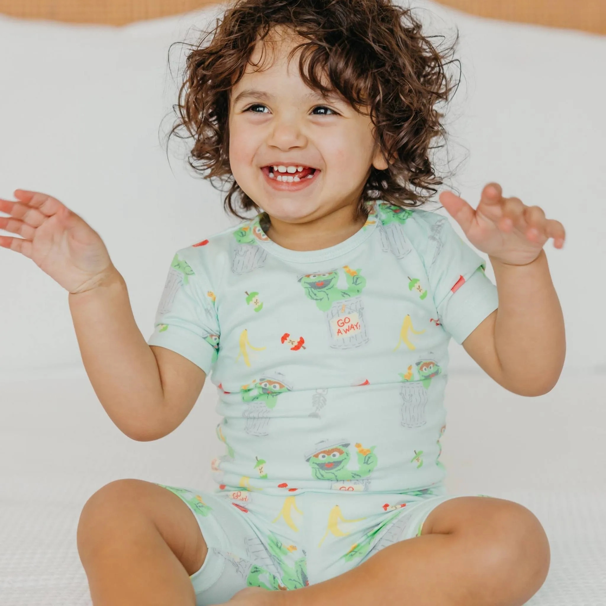 2pc Short Sleeve Pajama Set - Oscar the Grouch