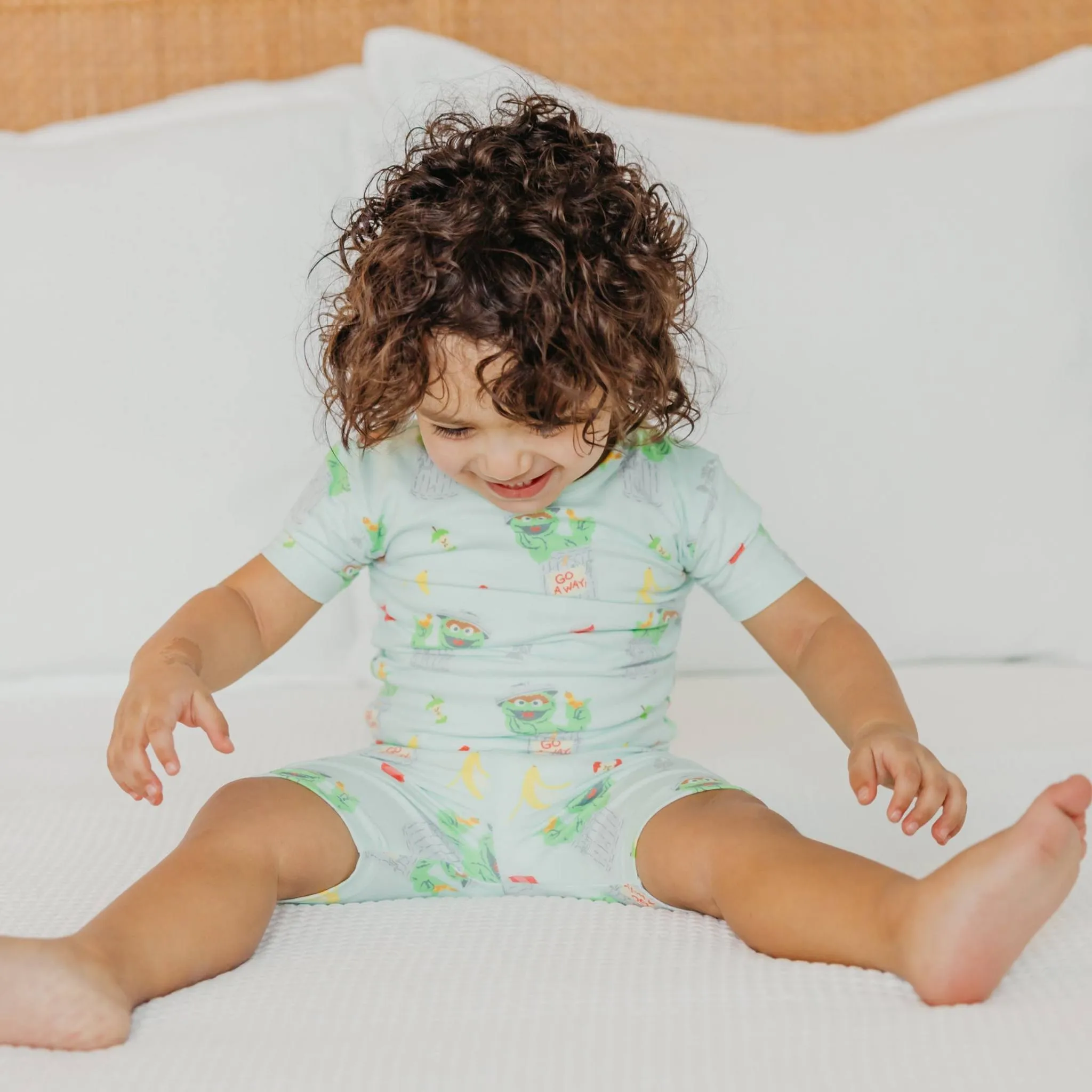 2pc Short Sleeve Pajama Set - Oscar the Grouch