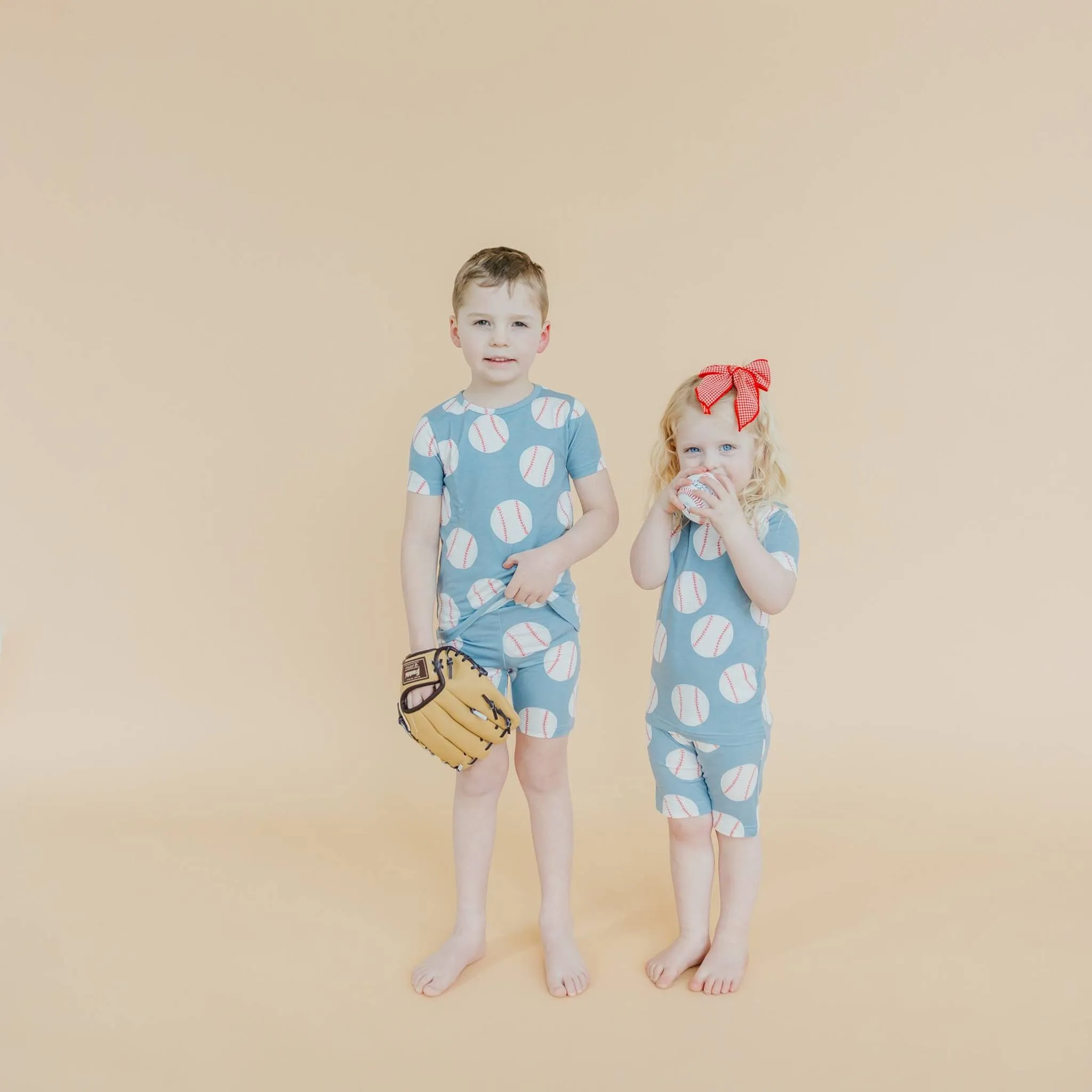 2pc Short Sleeve Pajama Set - Slugger