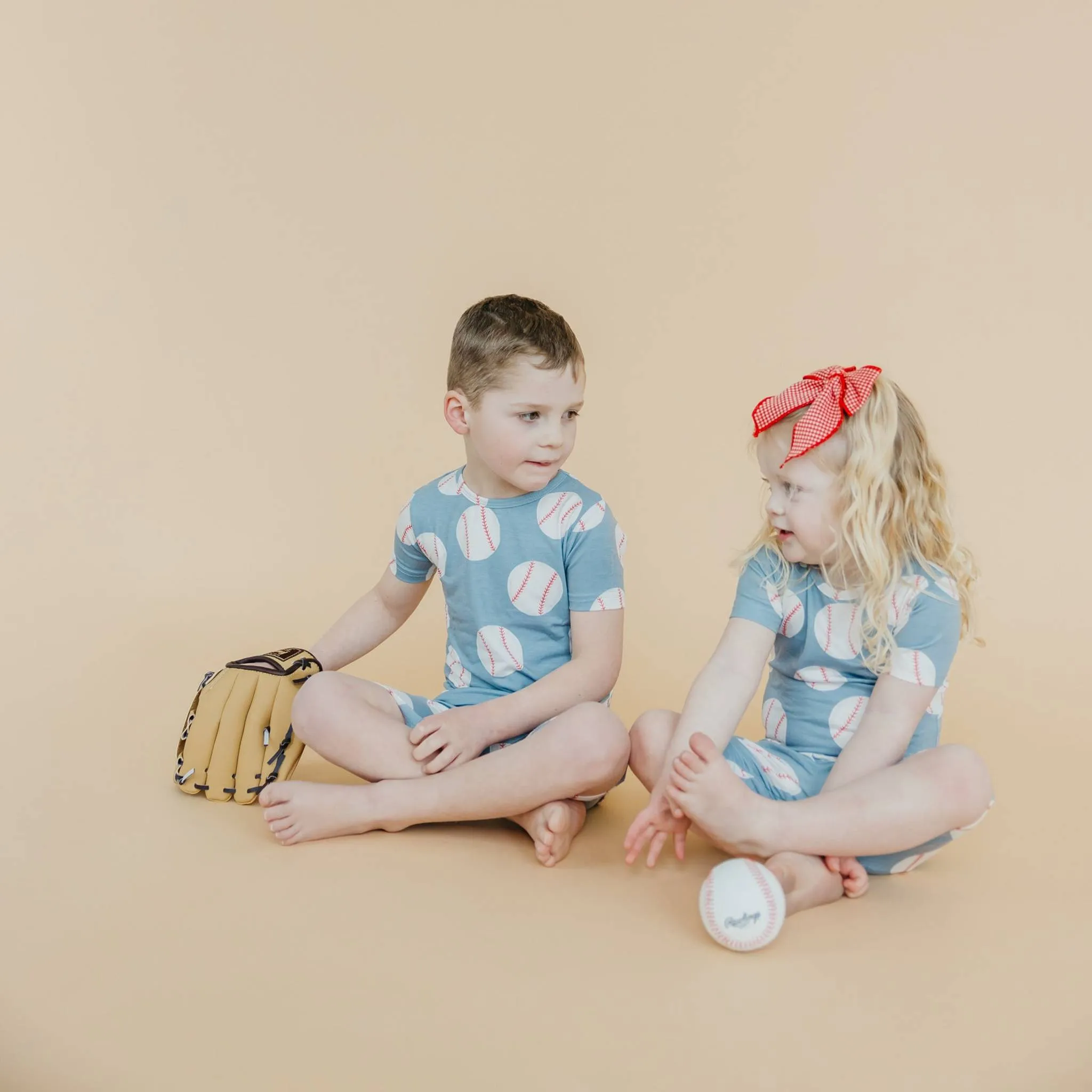 2pc Short Sleeve Pajama Set - Slugger