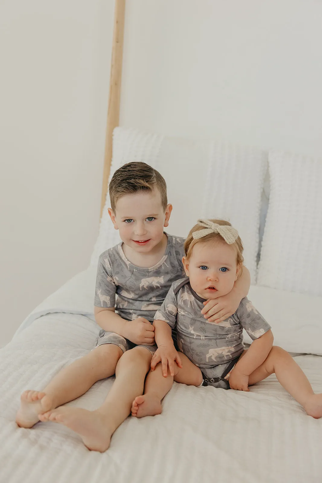 2pc Short Sleeve Pajama Set - Timber