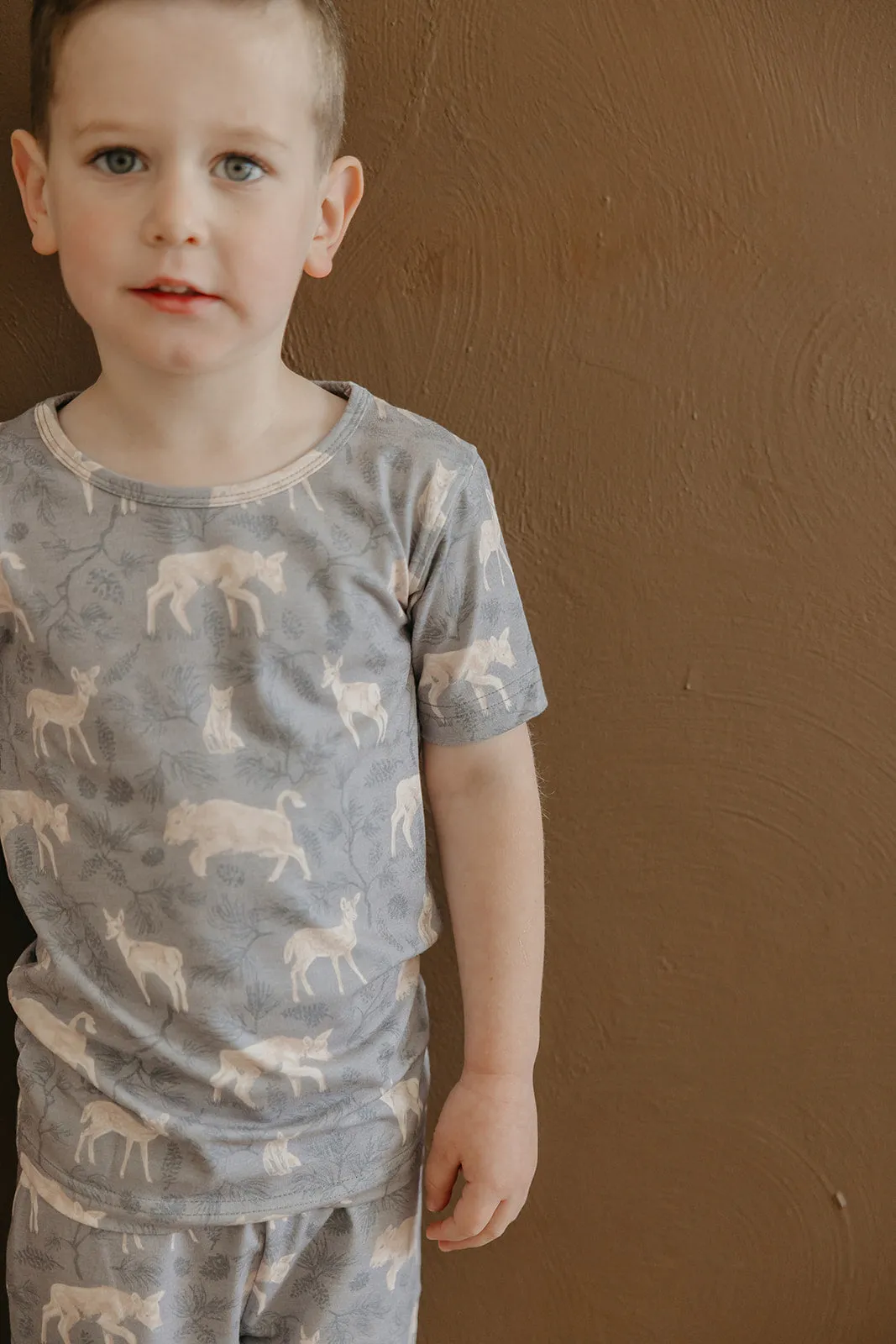 2pc Short Sleeve Pajama Set - Timber