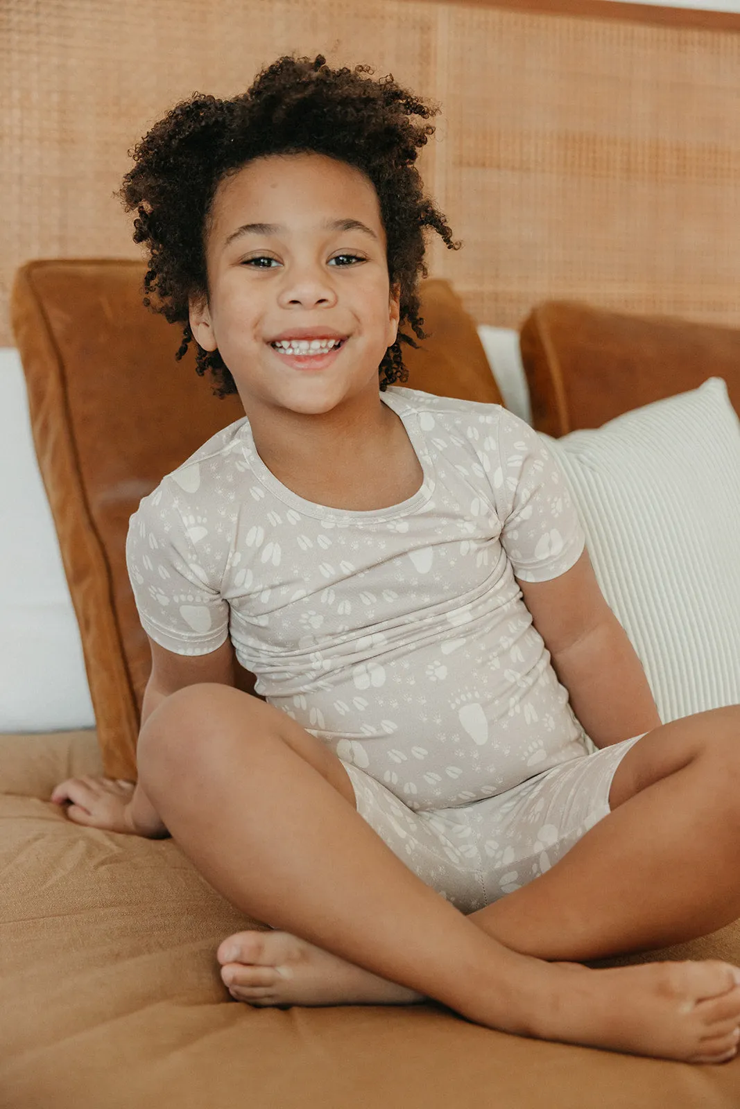 2pc Short Sleeve Pajama Set - Tracker